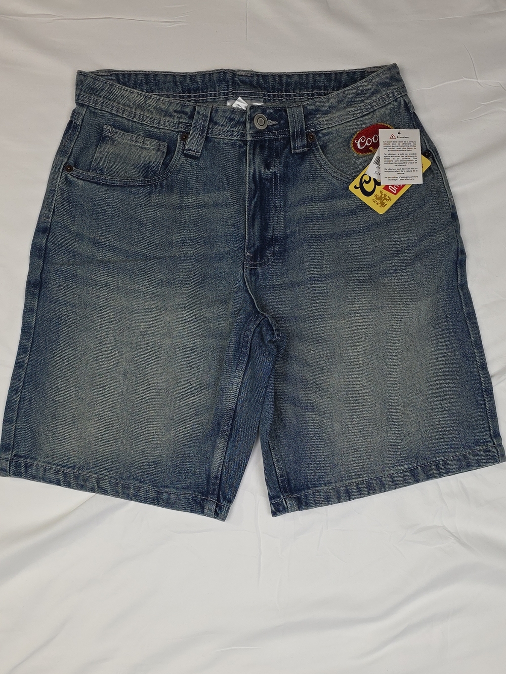 Coors Orginal Men's Faded Blue Denim Shorts 30